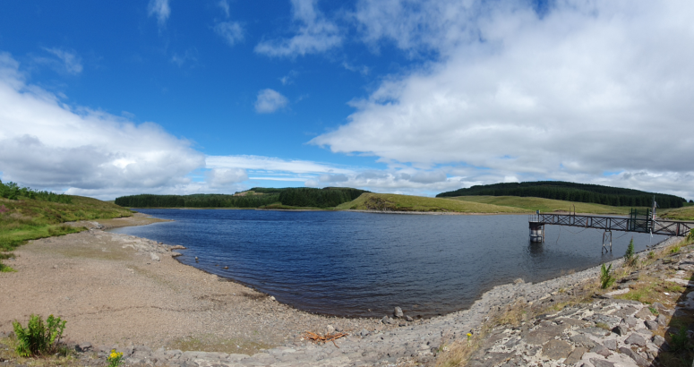 Reservoir scene