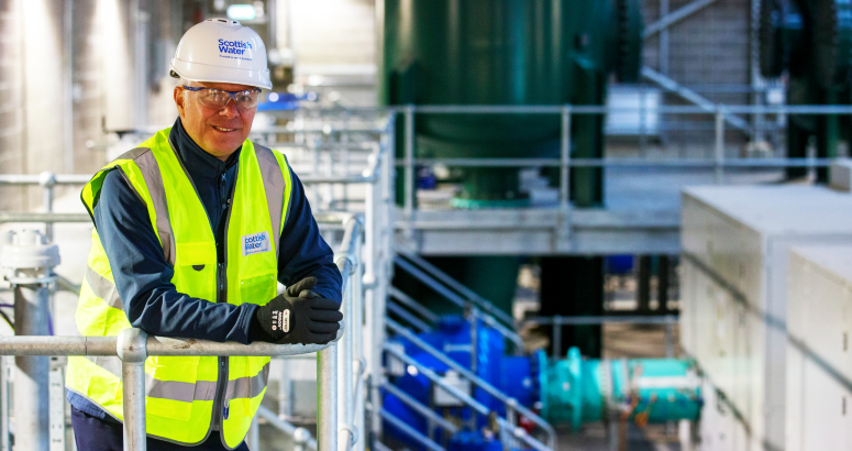 Rob Mustard at Broomload Road Pumping Station in Ibrox