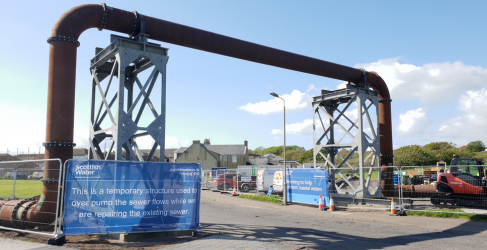 Saltcoats temp structure 