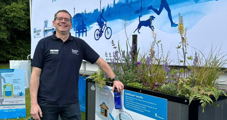 Alex Plant smiling, at Royal Highland Show