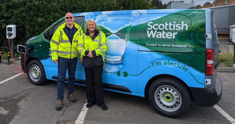 Paul Wilkinson and Alison Croft will be taking part in the EV Rally around Scotland