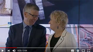 Cabinet Secretary Opens Sheildhall Tunnel